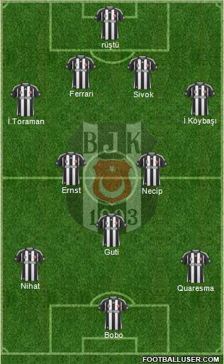 Besiktas JK Formation 2010