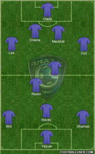 Al-Hilal (KSA) Formation 2010