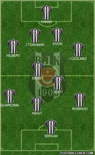 Besiktas JK Formation 2010
