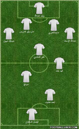 Al-Shabab (KSA) Formation 2010