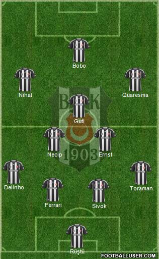 Besiktas JK Formation 2010