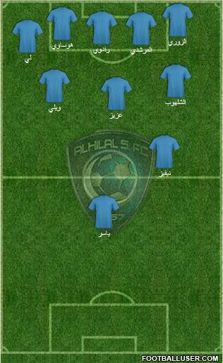 Al-Hilal (KSA) Formation 2010