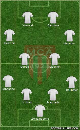 Mouloudia Club d'Alger football formation