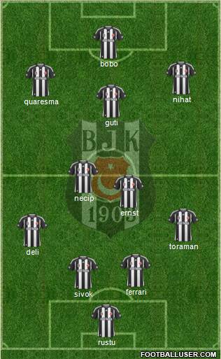 Besiktas JK Formation 2010