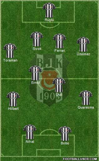 Besiktas JK Formation 2010