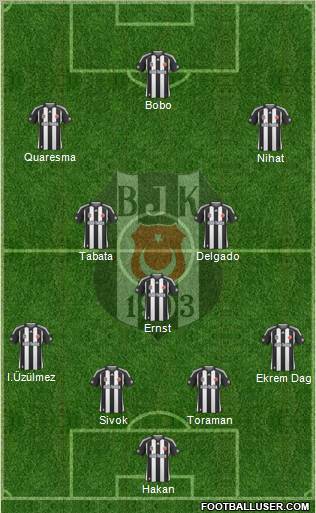 Besiktas JK Formation 2010