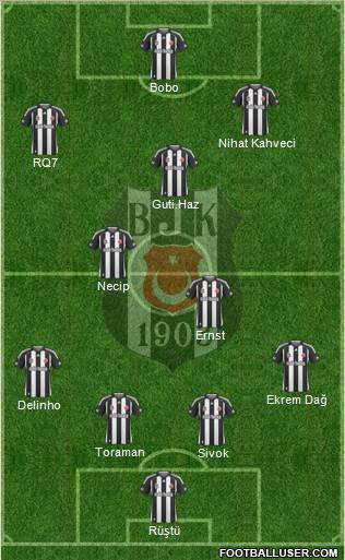 Besiktas JK Formation 2010
