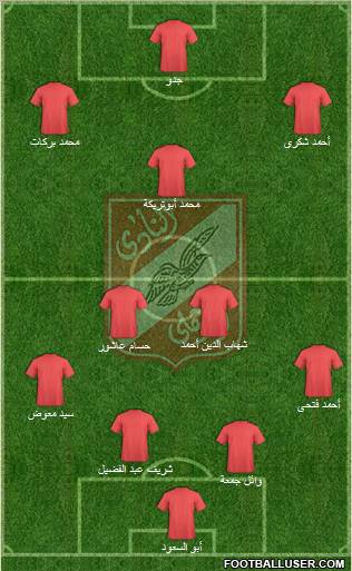 Al-Ahly Sporting Club Formation 2010