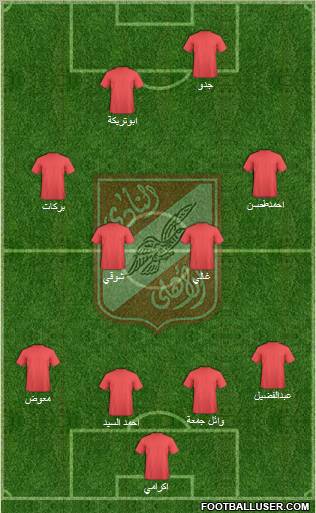 Al-Ahly Sporting Club Formation 2010
