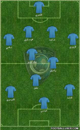 Al-Hilal (KSA) Formation 2010