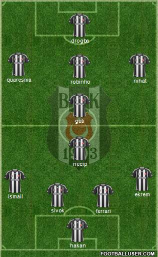 Besiktas JK Formation 2010