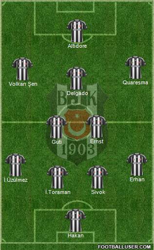 Besiktas JK Formation 2010