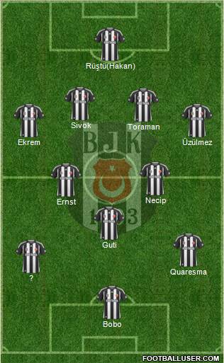 Besiktas JK Formation 2010