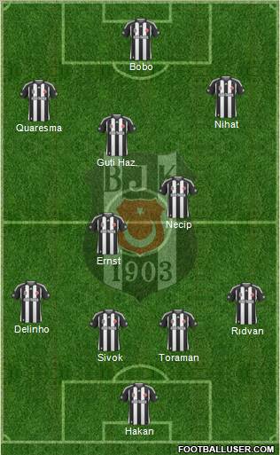 Besiktas JK Formation 2010