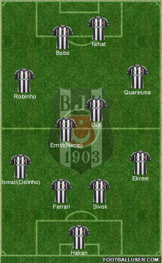 Besiktas JK Formation 2010