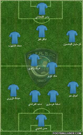 Al-Hilal (KSA) Formation 2010