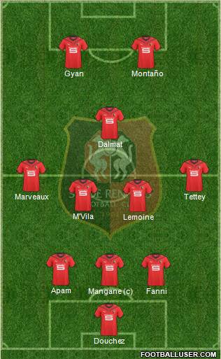 Stade Rennais Football Club football formation