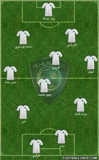 Al-Hilal (KSA) Formation 2010