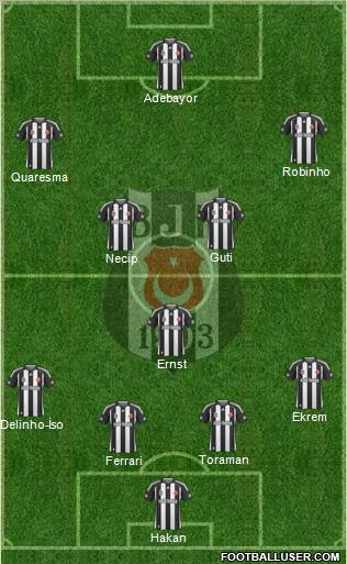 Besiktas JK Formation 2010
