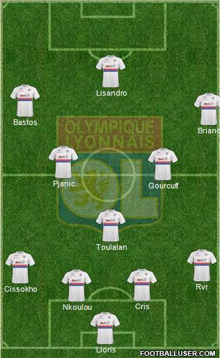 Olympique Lyonnais Formation 2010