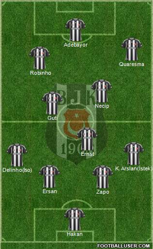 Besiktas JK Formation 2010