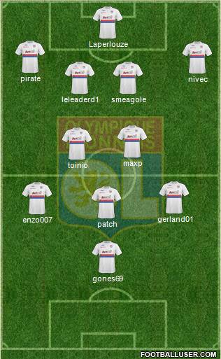 Olympique Lyonnais football formation