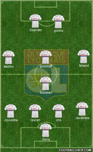 Olympique Lyonnais football formation