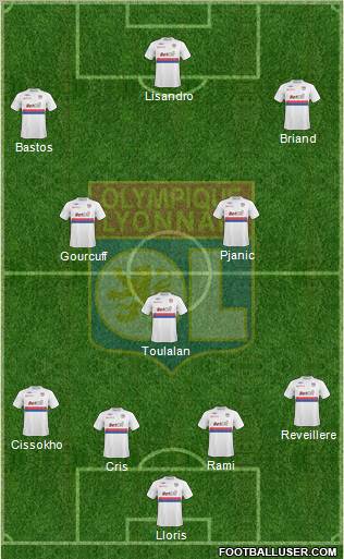 Olympique Lyonnais Formation 2010