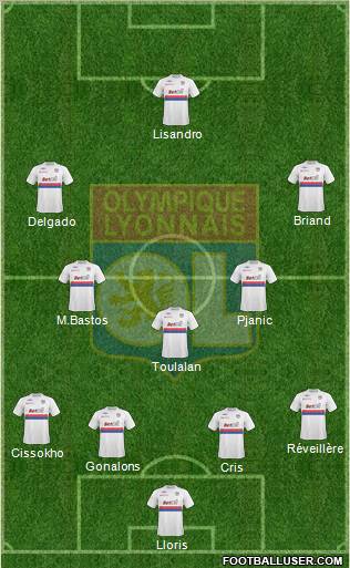 Olympique Lyonnais Formation 2010