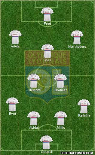 Olympique Lyonnais Formation 2010