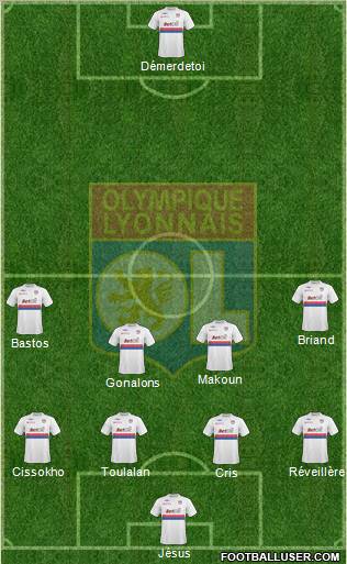 Olympique Lyonnais Formation 2010