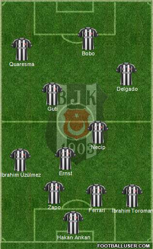 Besiktas JK Formation 2010