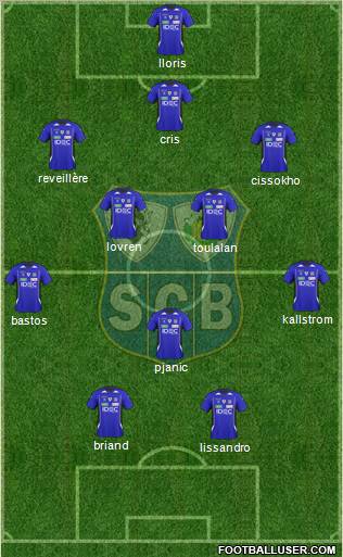 Sporting Club Bastia Formation 2010