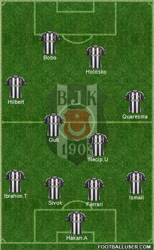 Besiktas JK Formation 2010