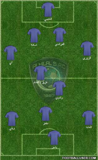 Al-Hilal (KSA) Formation 2010