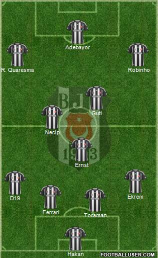 Besiktas JK Formation 2010