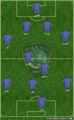 Al-Hilal (KSA) Formation 2010