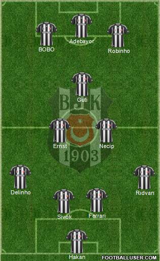 Besiktas JK Formation 2010