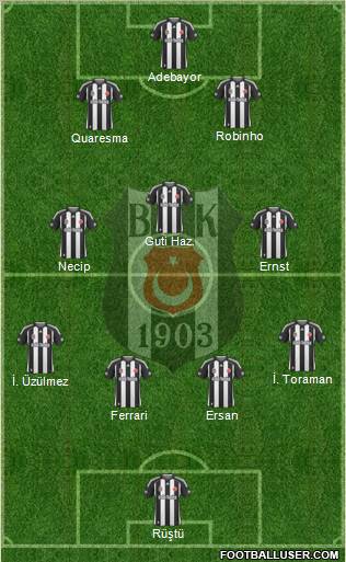 Besiktas JK Formation 2010