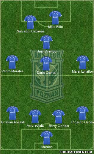 Lech Poznan football formation