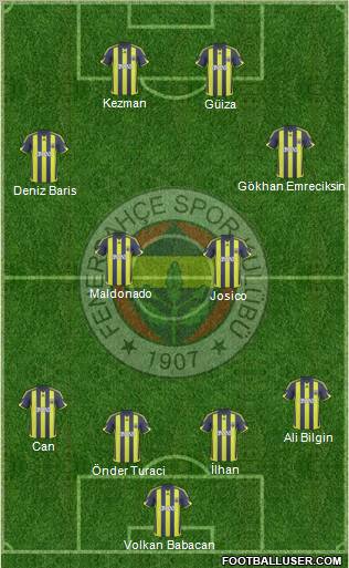 Fenerbahçe SK Formation 2010