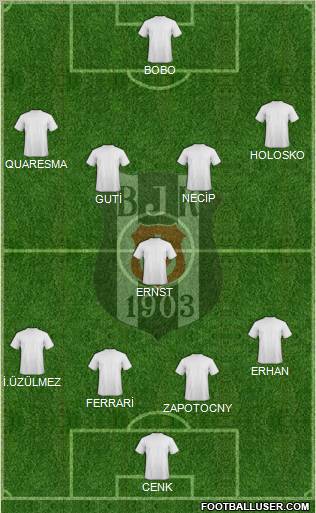 Besiktas JK Formation 2010