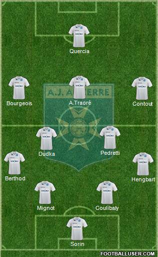 A.J. Auxerre Formation 2010