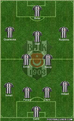 Besiktas JK Formation 2010