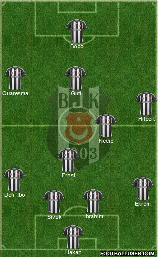 Besiktas JK Formation 2010