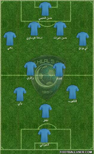 Al-Hilal (KSA) Formation 2010