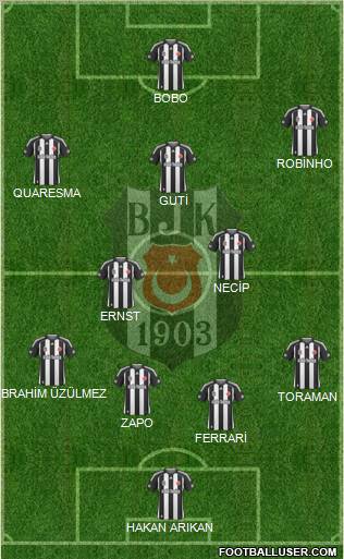 Besiktas JK Formation 2010