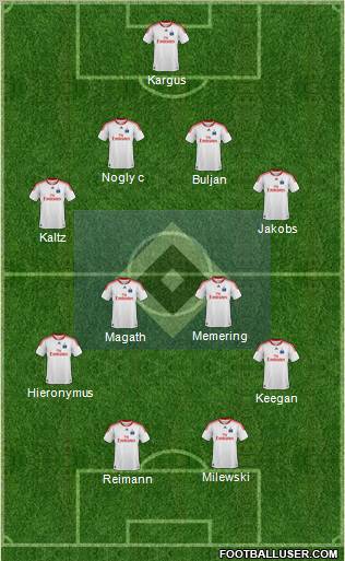 Hamburger SV football formation