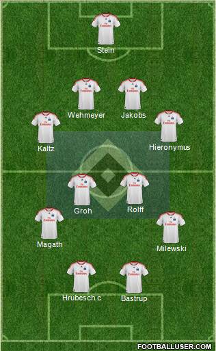 Hamburger SV football formation