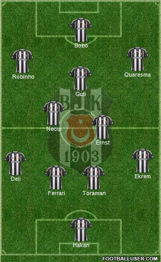 Besiktas JK Formation 2010
